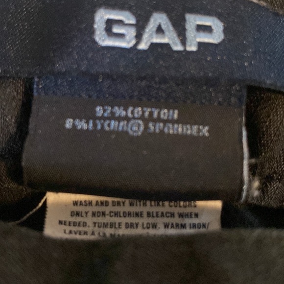 GAP Black Cotton Pants 14 - Picture 7 of 7